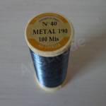 Metallic Thread Fil Au Chinois 40 Grey 190